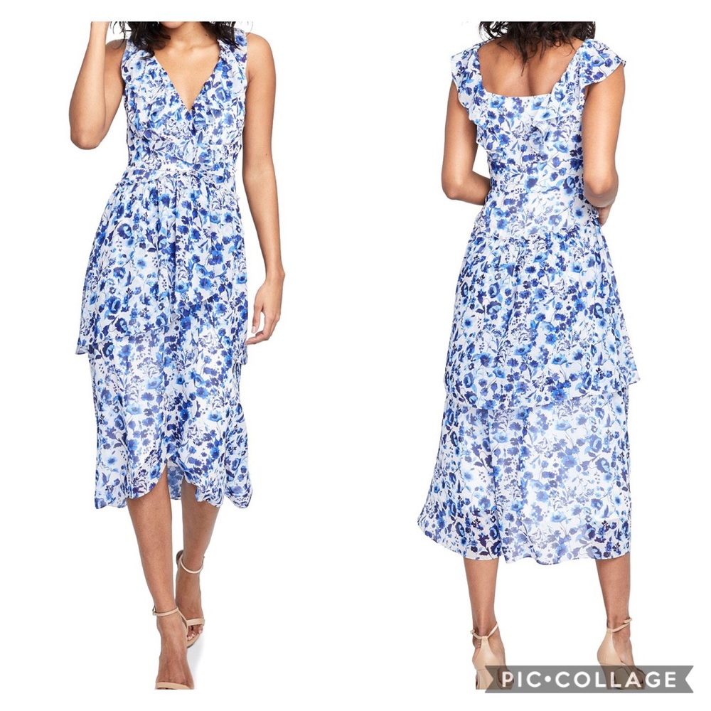 NWOT - RACHEL Rachel Roy - Chiffon Ruffle Dress